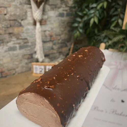 Nut Chocolate Swiss Roll (whole)